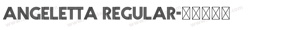 Angeletta Regular字体转换